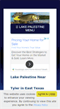 Mobile Screenshot of lakepalestinetexas.com